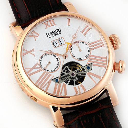 [티센토] TS50021RGW-DATE / 정식수입제품 {TI SENTO} 명품 손목 시계